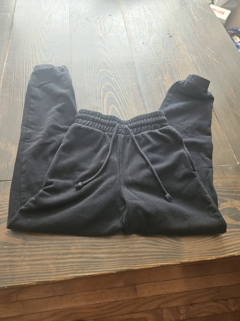 wild fable Black Kids Fleece Joggers with Drawstring